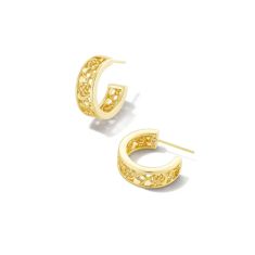 Kendra Scott Kelly Huggie Hoop Earrings, Gold-Plated