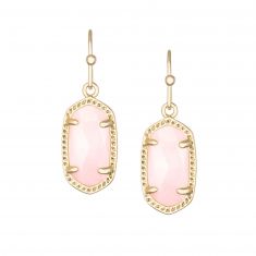 Kendra Scott Lee Earrings in Rose Quartz