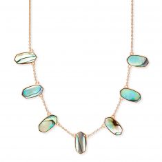 Kendra Scott Meadow Bib Necklace in Abalone Shell REEDS Jewelers