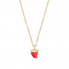 Kendra Scott Oleana Pendant Necklace in Red Mother-of-Pearl