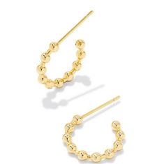 Kendra Scott Oliver Huggie Hoop Earrings in Gold-Plated