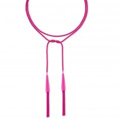 Kendra Scott Phara Necklace in Matte Magenta