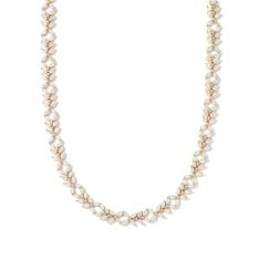 Kendra Scott Rosalie Tennis Necklace in White Crystal