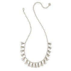 Kendra Scott Sienna Strand Necklace, Rhodium-Plated