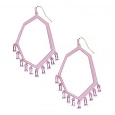 Kendra Scott Thomas Earrings in Amethyst, Matte Lilac