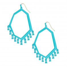 Kendra Scott Thomas Earrings in Aquamarine, Matte Aqua