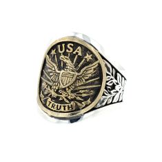King Baby Two-Tone Eagle Cigar Band | Size 11