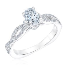 Kleinfeld Fine Jewelry Barrow Engagement Ring 1ctw