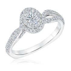 Kleinfeld Fine Jewelry Chambers Engagement Ring 3/4ctw