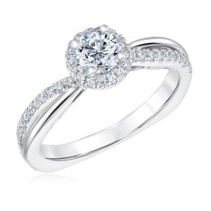 Kleinfeld Fine Jewelry Ganesvoort Engagement Ring 7/8ctw