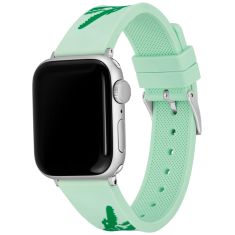 Lacoste Apple Watch Strap Mint-Green Silicone | 38mm & 40mm | 2050019