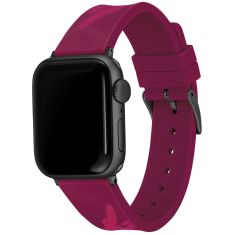 Lacoste Apple Watch Strap Motif Red Silicone | 38mm & 40mm | 2050021