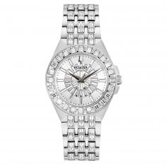 Ladies' Bulova Baguette Crystal Phantom Stainless Steel Watch | 32mm | 96L278