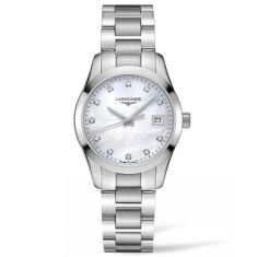 Ladies' Longines Conquest Classic 34mm Stainless Steel Watch L23864876