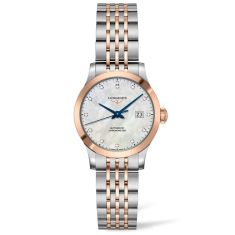 Ladies' Longines Record Collection Two-Tone Diamond Automatic Watch L23215877