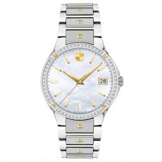 Ladies' Movado SE Dual-Finished Two-Tone Diamond Bezel Watch | 32mm | 0607517