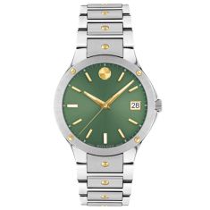 Movado SE Green Dial Two-Tone Watch | 32mm | 0607635
