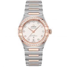 OMEGA Constellation Automatic Co-Axial Master Chronometer Diamond Bezel Two-Tone Watch | 29mm | O13125292052001