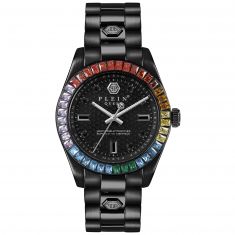 Ladies' Philipp Plein Queen Black Ion-Plated Watch | PWDAA0921