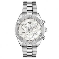 Tissot T Classic PR 100 Sport Chic Chronograph Stainless Steel