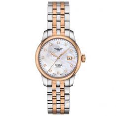 Ladies' Tissot T-Classic Le Locle Automatic Lady Rose Gold-Tone Diamond Watch T0062072211600