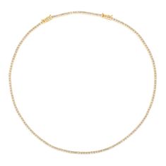 Le Vian® 6 1/2ctw Nude Diamonds™ 14k Honey Gold™ Tennis Necklace
