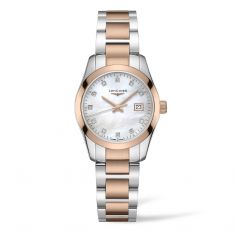Longines Conquest Classic Diamond Dial and Two-Tone Bracelet Watch | 29 ...