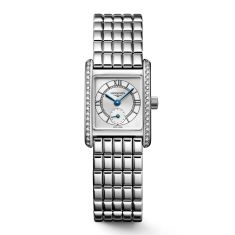 Longines Mini DolceVita Diamond Silver Dial Stainless Steel Watch | 21.50x29.00mm | L52000756