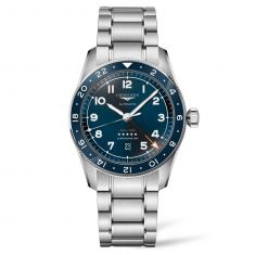 Longines Spirit Zulu Time Automatic Blue Dial and Stainless Steel Bracelet Watch | 42mm | L38124936