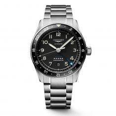 Longines Spirit Zulu Time Stainless Steel Bracelet Watch | 42mm | L38124536