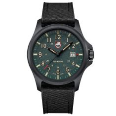 Luminox Atacama Field 1977 Dark Green Dial Black Rubber Strap Watch 43mm - XL.1977
