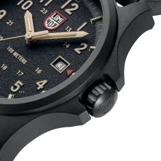 Luminox Atacama Field Black Rubber and Sand NATO Strap Watch 43mm - XL.1970.SET