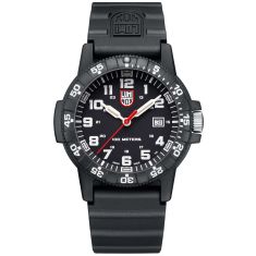 Luminox Leatherback SEA Turtle Giant 0320 Series Black Dial Black Rubber Strap Watch | 44mm | XS.0321.L