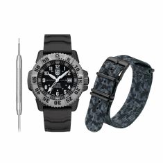 Luminox Mil-Spec Military Black Rubber Strap Watch 46mm - XL.3351.1.SET