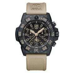Luminox Navy SEAL Foundation Sand Rubber Strap and Green Webbing Strap Watch Set 45mm - XS.3590.NSF.SET