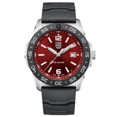 Luminox Pacific Diver Chronograph 3140 Series Red Rubber Strap