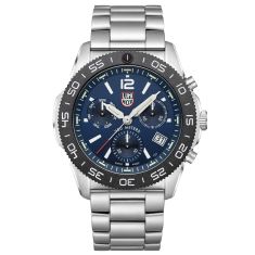 Luminox Pacific Diver Chronograph 3140 Series Blue Dial Stainless Steel Watch | 44mm | XS.3144