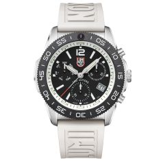 Luminox Pacific Diver Chronograph 3140 Series White Rubber Strap Watch | 44mm | XS.3141