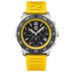 Luminox Pacific Diver Chronograph 3140 Series Yellow Rubber Strap Watch | 44mm | XS.3145
