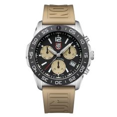 Luminox Pacific Diver Chronograph Black Dial Sand Rubber Strap Watch | 44mm | XS.3150