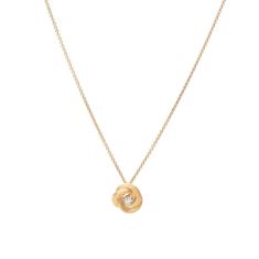Marco Bicego 1/12ctw Diamond Knot Yellow Gold Pendant Necklace | Jaipur Collection