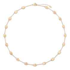Marco Bicego Bead Station Yellow Gold Necklace | Siviglia Collection