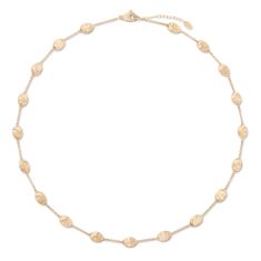 Marco Bicego Bead Station Yellow Gold Necklace | Siviglia Collection