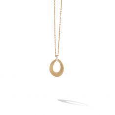 Marco Bicego Yellow Gold and Diamond Loop Pendant | Lucia Collection