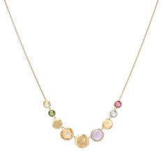 Marco Bicego Mixed Gemstone Yellow Gold Necklace | Jaipur Collection