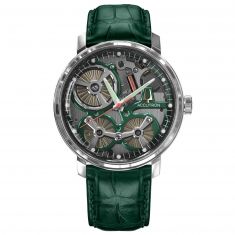 Men's Accutron Electrostatic Spaceview 2020 Limited Edition Watch, Green Strap 2ES6A003