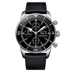 Breitling Superocean Heritage Chronograph 44 Black Dial Rubber Strap Watch A13313121B1S1
