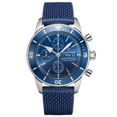 Breitling Superocean Heritage Chronograph 44 Blue Dial Rubber Strap Watch A13313161C1S1
