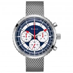 Bulova Archive Series Special Edition Chronograph C Stainless Interchangeable Strap Watch | 46mm | 96K101