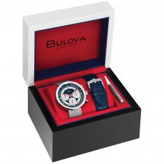 Bulova Archive Series Special Edition Chronograph C Stainless Interchangeable Strap Watch 46mm - 96K101
